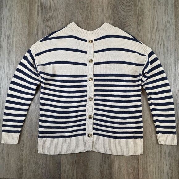 Madewell Greensboro Button-Back Sweater Size S - Picture 4 of 8